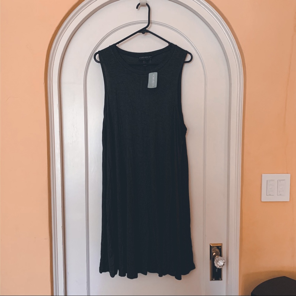 Charcoal shift dress 3x